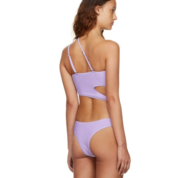 Danielle Guizio Lavender One-Piece Swimsuit - S - Never Worn with Tags - Picture 3 of 6
